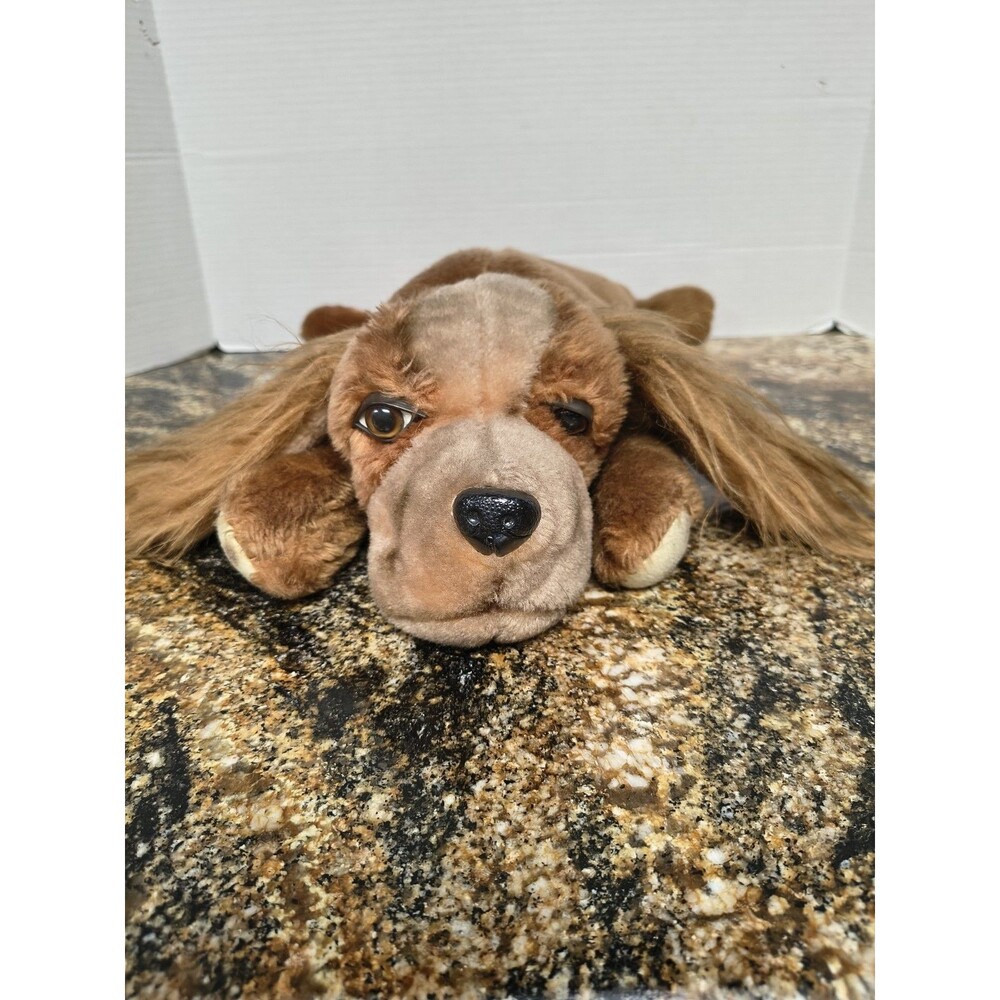 Vintage Radio Shack Plush Dog Stuffed Animal 1980s Retro Radio Dog